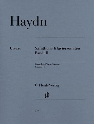 Sonates vol. 3 - Complete Piano Sonatas Volume III - Sämtliche Klaviersonaten Band 3 HN 1340