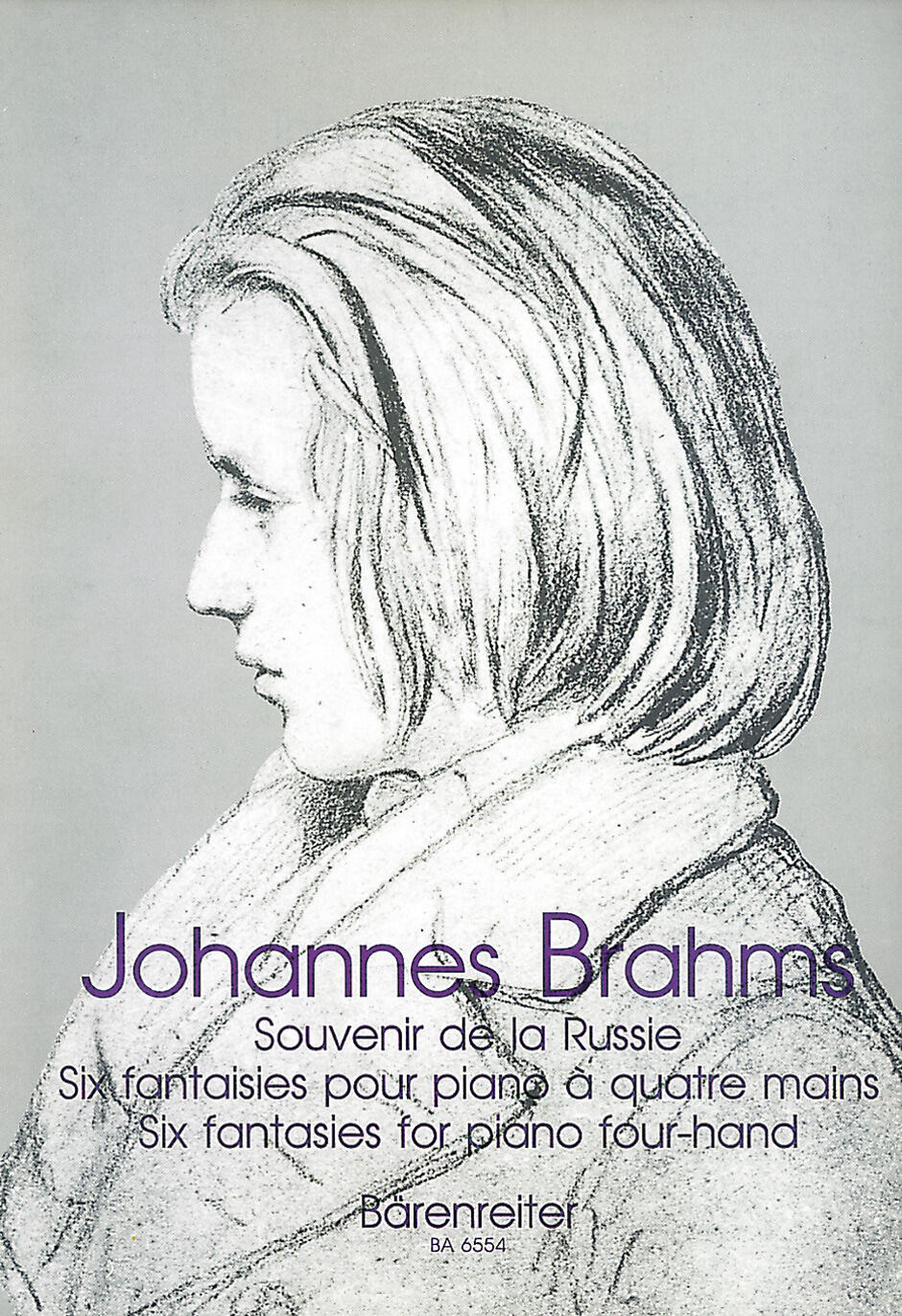 Bärenreiter Souvenir De La Russie Johannes Brahms Piano 4 Hands : photo 1