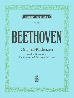 Cadences originales pour concertos 1 à 48 Kadenzen zu Konz.Nr.1234