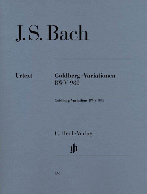 Henle Verlag Variations Goldberg BWV 988 Goldberg Variations BWV 988 HN 159 : photo 1