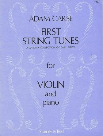 Stainer & Bell First String Tunes (Violin) A Graded Collection of Easy Pieces Adam Carse : photo 1