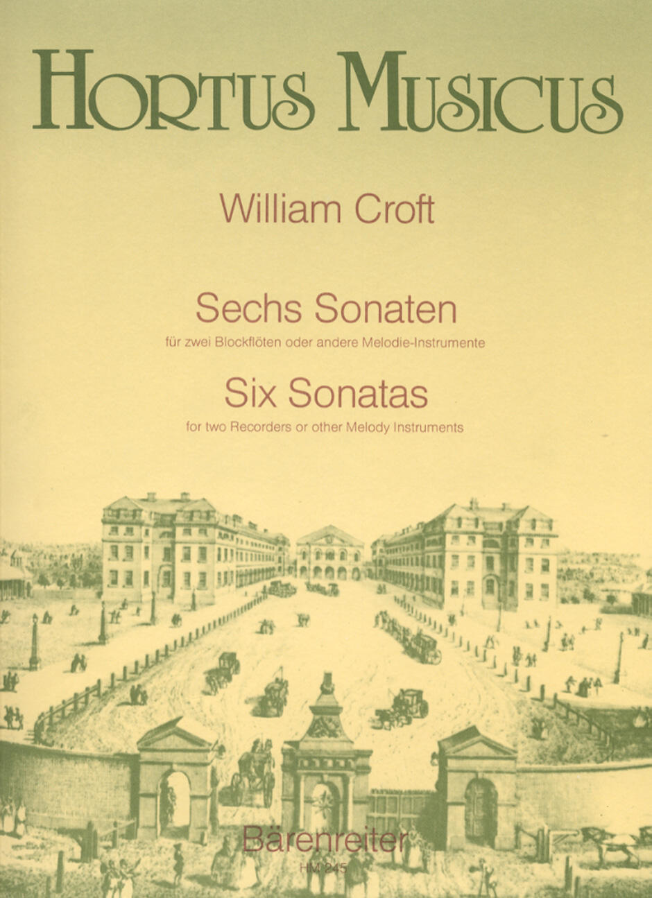 Six Sonatas Alto Recorder Duet Hortus Musicus (Bärenreiter) : photo 1