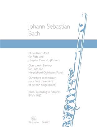 Suite en si mineur BWV 1067 pour Flute et Clavecin (Piano) : photo 1
