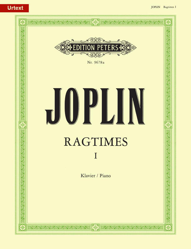 Edition Peters Ragtimes 1 Scott Joplin Klavier Buch EP9678A (EP9678A) : photo 1
