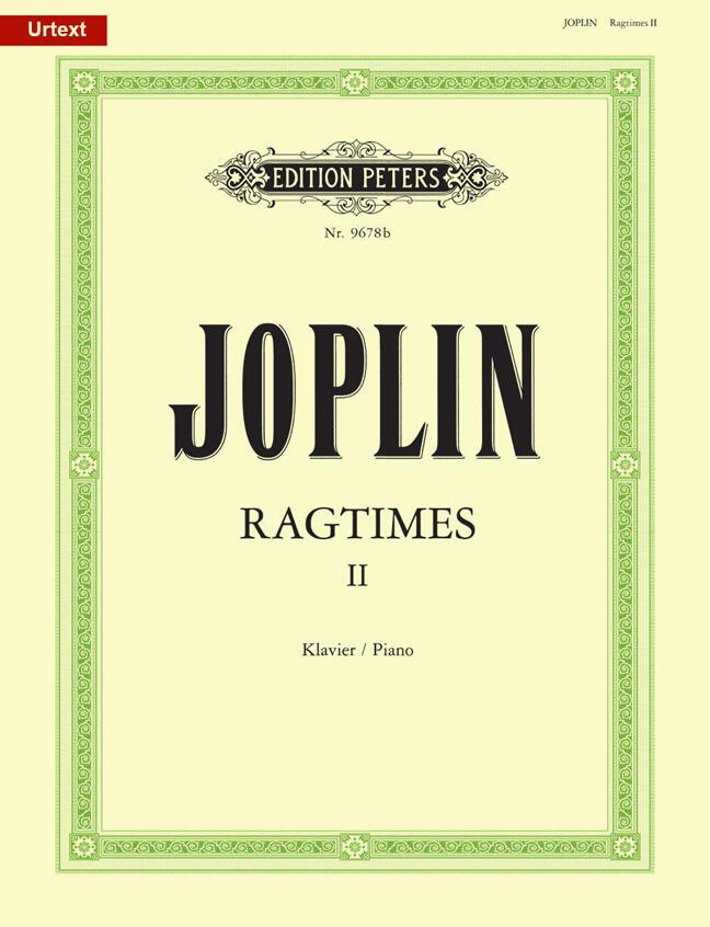 Edition Peters Ragtimes 2 Scott Joplin Klavier Buch EP9678B (EP9678B) : photo 1