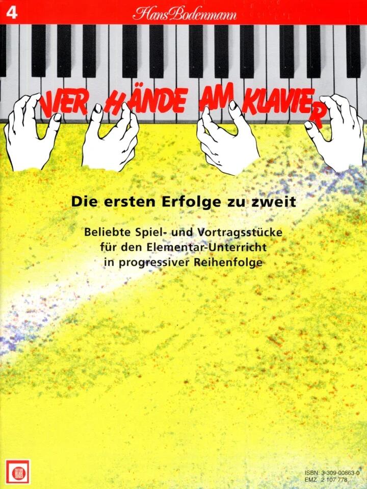 Melodie Vier Hände am Klavier vol. 4 : photo 1