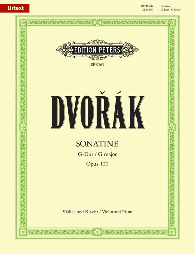 Sonatine en sol majeur op. 100Sonatina In G Op. 100 Violine und Klavier : photo 1