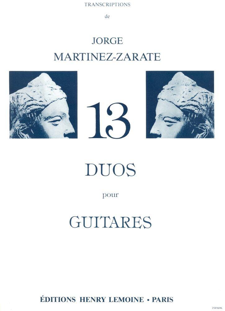 Duos de musique française MARTINEZ-ZARATE Jorge : photo 1