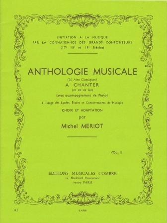 Combre Anthologie musicale vol. 2 (26 airs classiques) : photo 1