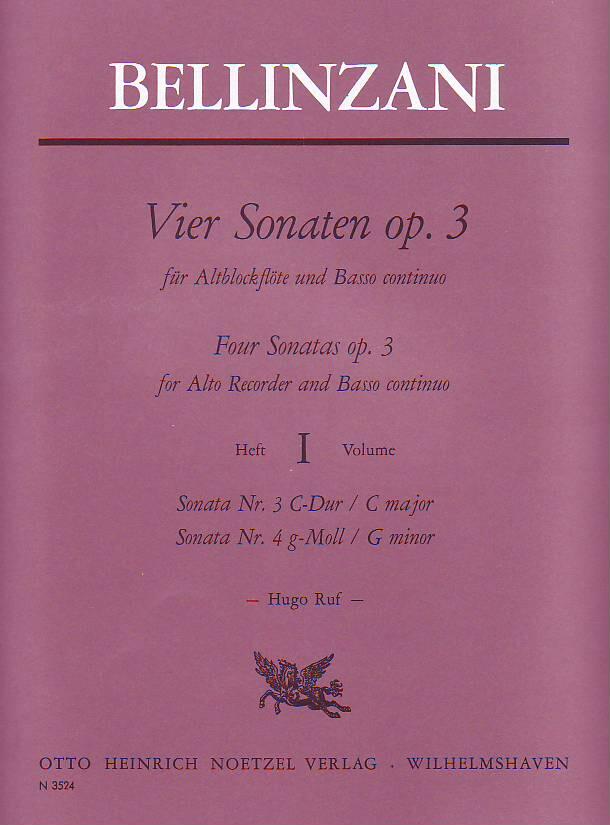 4 sonates op. 3 vol. 1 : photo 1