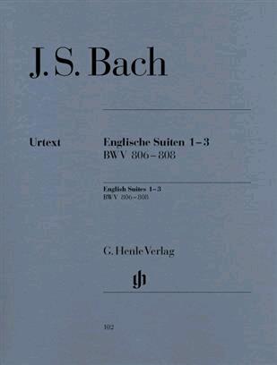 Henle Verlag Suites anglaises vol. 1 BWV 806-808 : photo 1