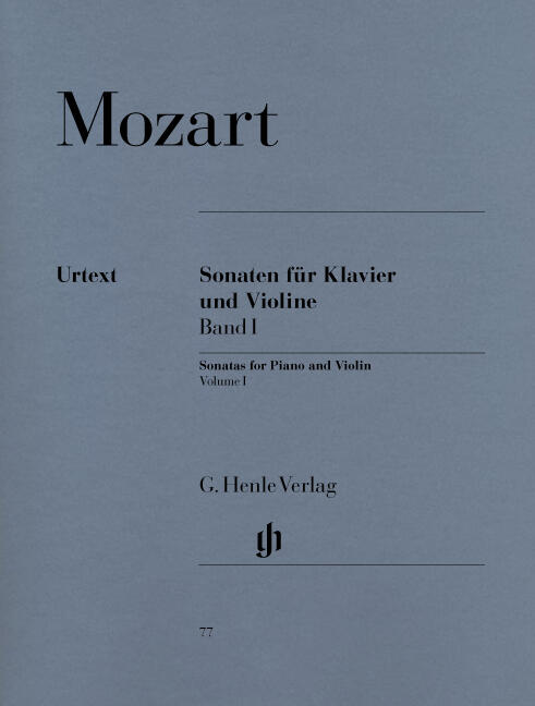 Sonates vol. 1 KV 301-306 / Violin Sonatas - Volume 1 (Kurfürstin) Urtextausgabe mit einer bezeichneten und einer unbezeichneten Streicherstimme : photo 1