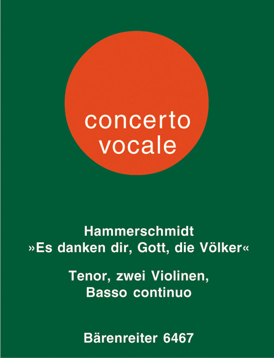 Es danken dir Gott die Volker Tenor Solo Soprano 2 Violins and BC / Kantate für Singstimme und Instrumente : photo 1
