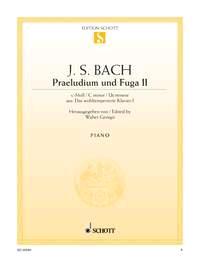 Das wohltemperierte Klavier I BWV 847Prélude II et fugue II do mineur : photo 1