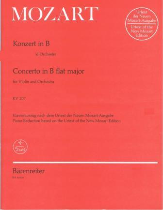 Concerto en sib majeur KV 207 : photo 1