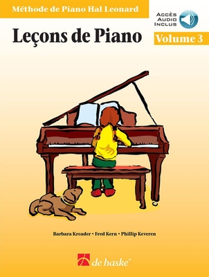 Leçons de Piano volume 3 Méthode de Piano Hal Leonard (avec audio en ligne)