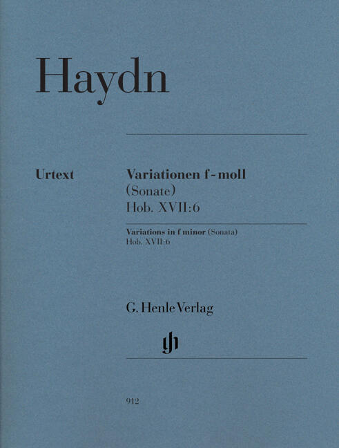 Variations en fa mineur Hob. XVII:6Variations In F Minor Franz Joseph Haydn : photo 1