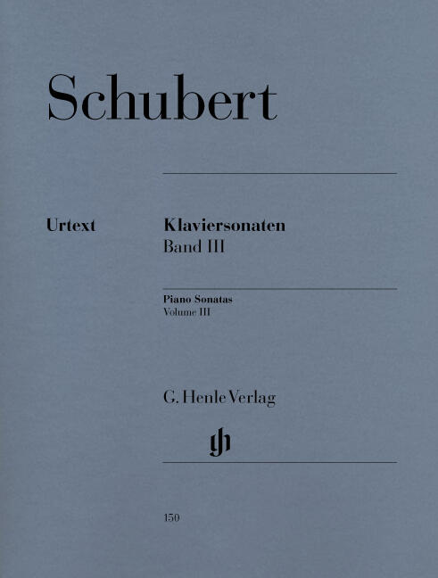 Sonates vol. 3 Piano Sonatas Volume III Piano Sonatas Volume III (Early and Unfinished Sonatas) Franz Schubert G. HN150 (HN150) : photo 1