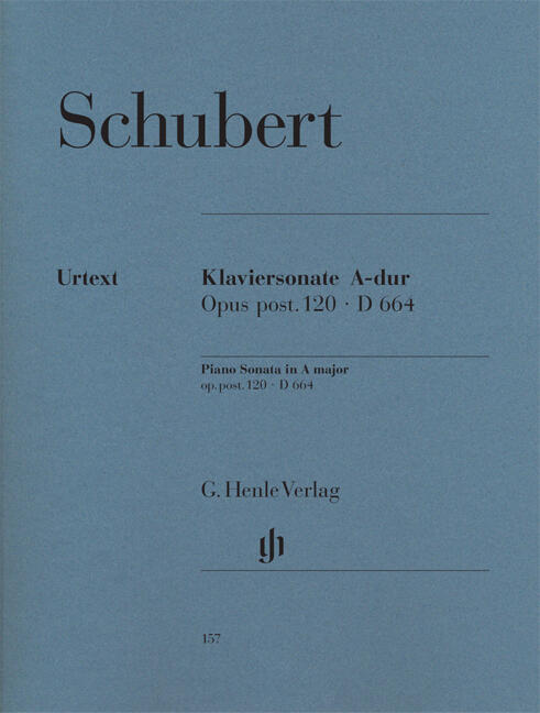 Sonate en la majeur op. posth. 120Piano Sonata In A D.664 Piano Sonata A major op. post. 120 D 664 Franz Schubert : photo 1