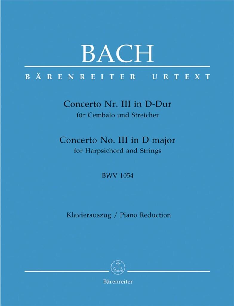 Concerto no 3 en ré majeur BWV 1054 : photo 1