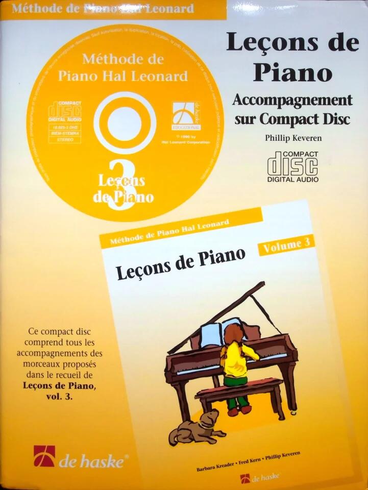 Leçons de Piano vol. 3 CD : photo 1