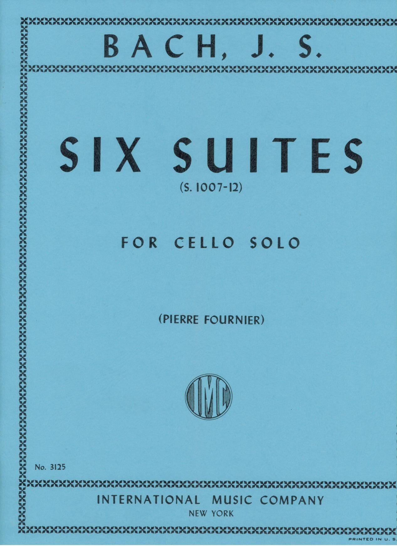 International Music Co. 6 suites BWV 1007 à 1012(Pierre Fournier) : photo 1