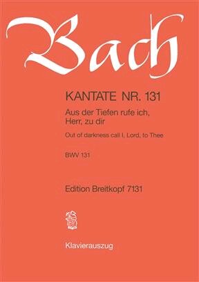 Breitkopf und Hartel Cantate BWV 131 
