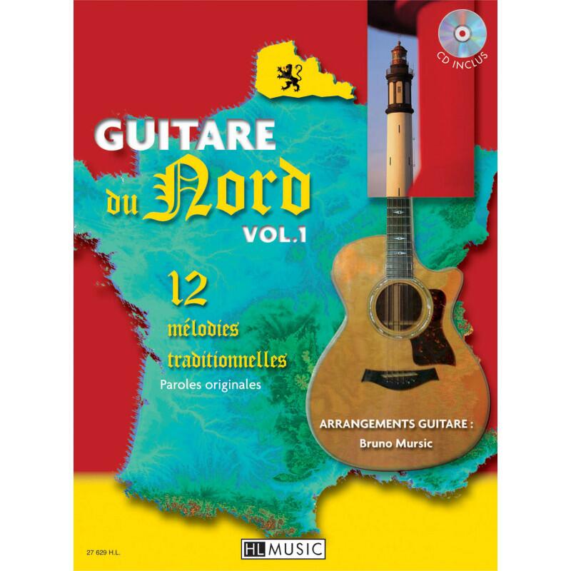 Henry Lemoine Guitare du Nord vol. 1: 12 mélodies traditionnelles : photo 1