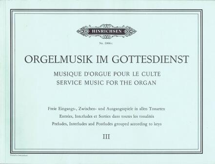 Orgelmusik im Gottesdienst (Musique d