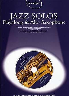 Guest Spot: Jazz Solos  Alto Saxophone Recueil + CD Guest Spot Jazz English : photo 1