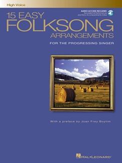 15 Easy Folksong Arrangements For High Voice (Book And CD) : photo 1