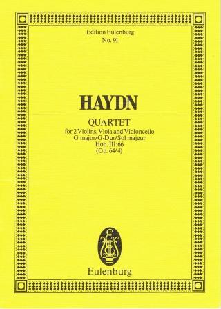 Quatuor en sol majeur Hob. III:64 op. 64 no 4 : photo 1