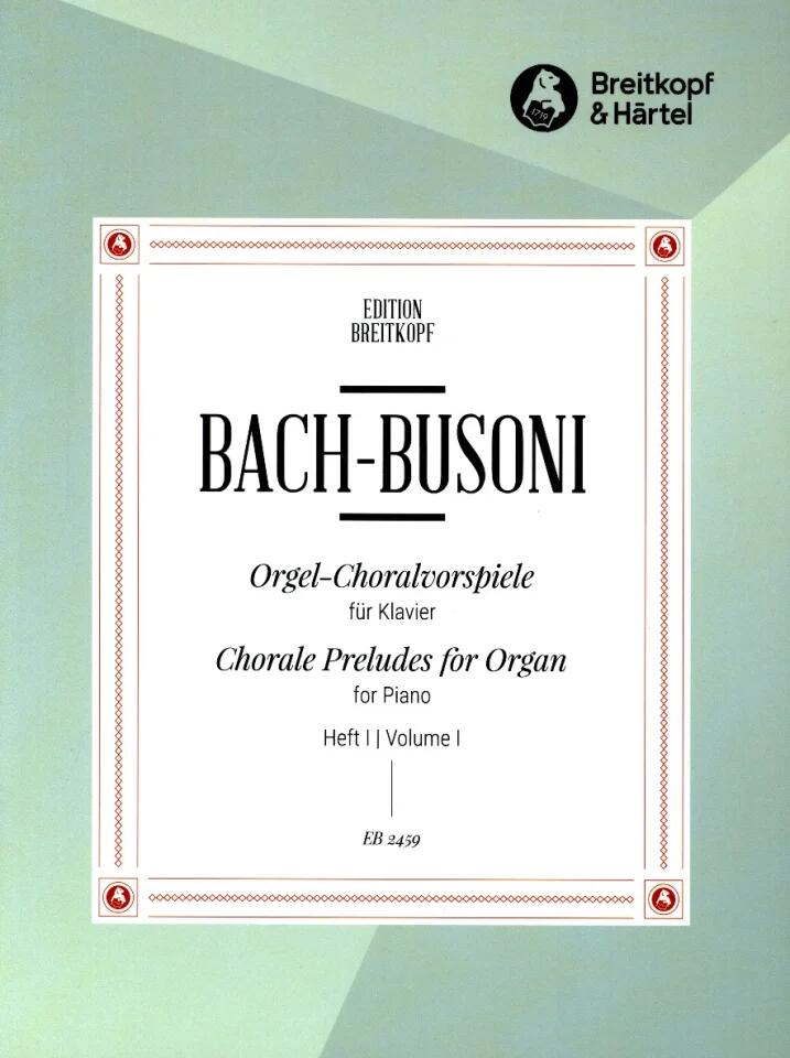 Orgel-Choralvorspiele vol. 1Choral Preludes Book 1 For Piano : photo 1