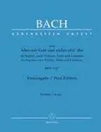 Alles mit Gott und nichts ohn ihn Soprano two Violins Viola and Basso continuo / First Edition : photo 1