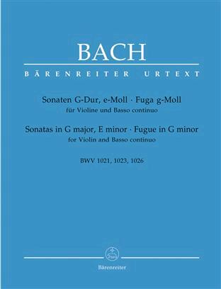 Sonates en sol majeur mi mineur fugue en sol mineur BWV 1023 : photo 1