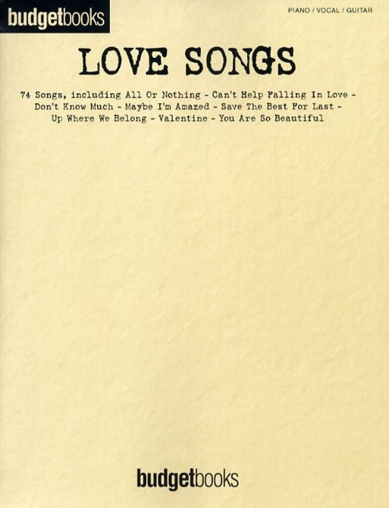 Budgetbooks: Love Songs : photo 1
