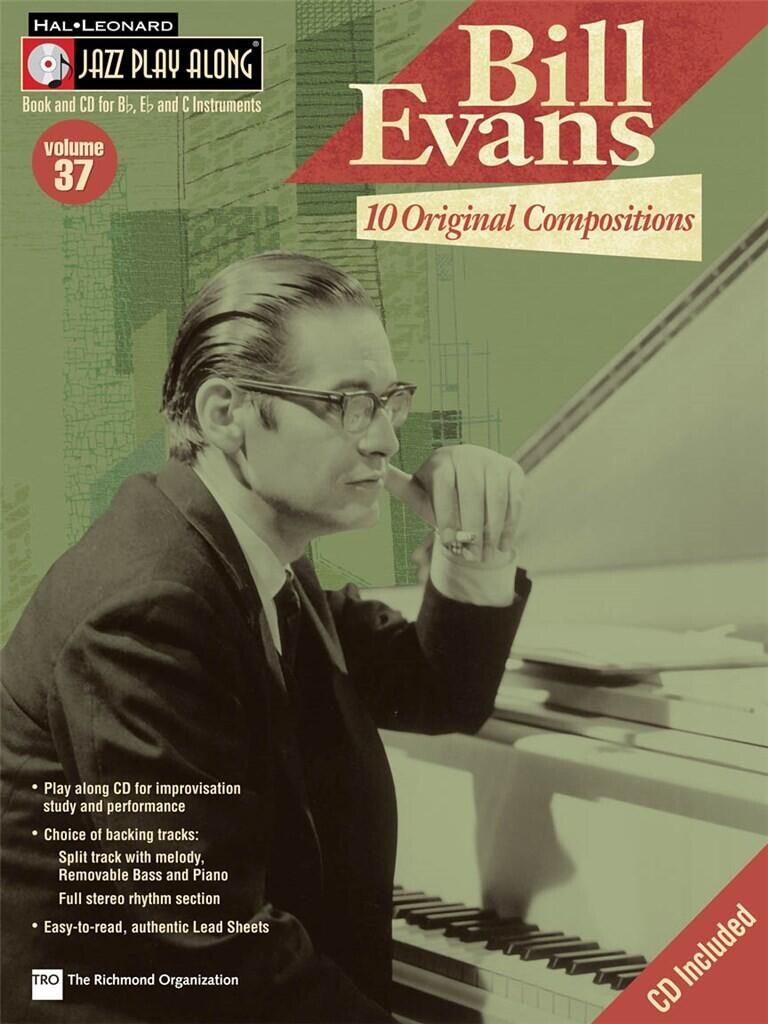 Hal Leonard Bill Evans - 10 Original Compositions Jazz Play-Along Volume 37 : photo 1