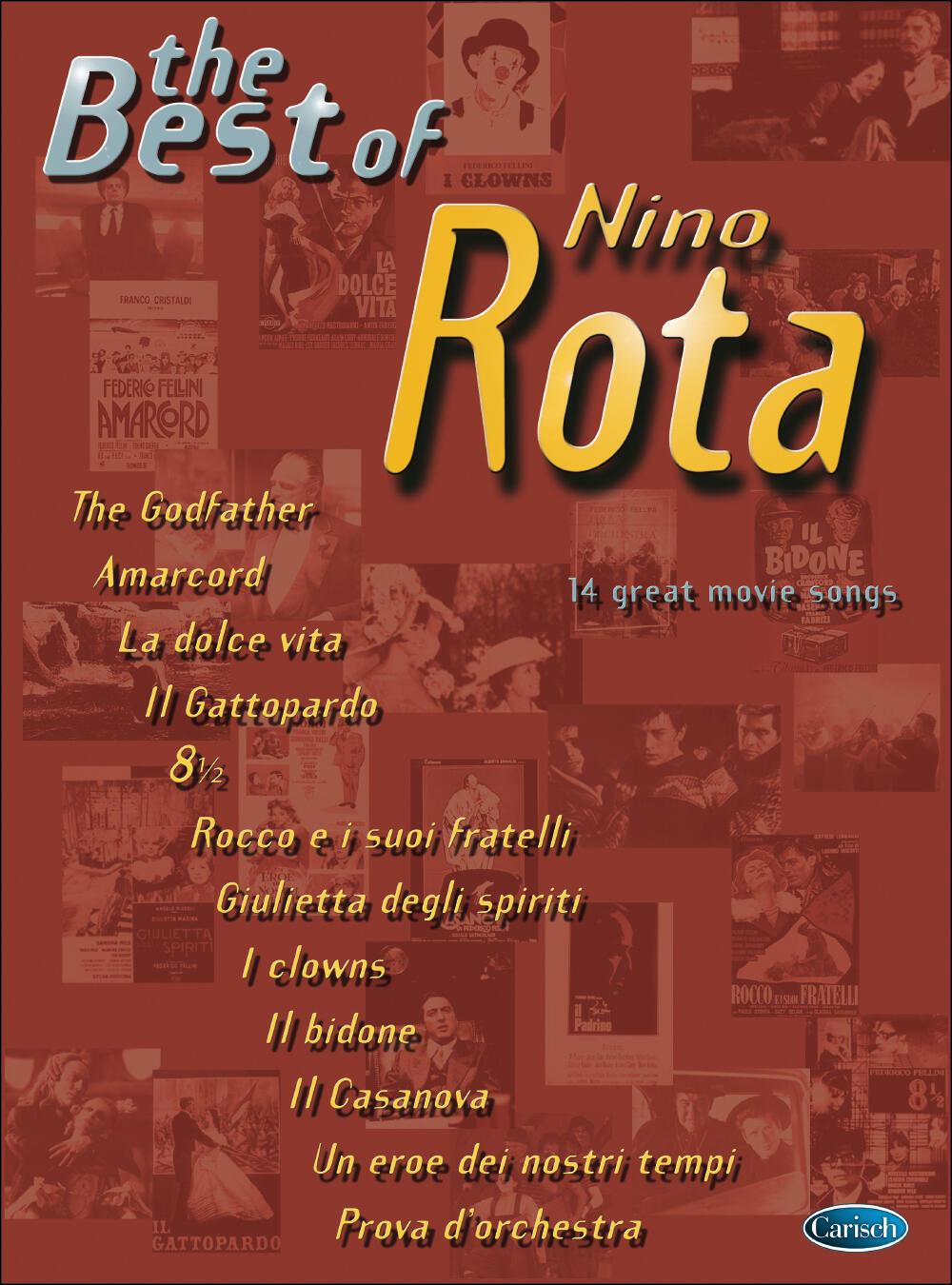 The Best Of Nino Rota -14 Great Movie Songs For Piano With Guitar Chords : photo 1
