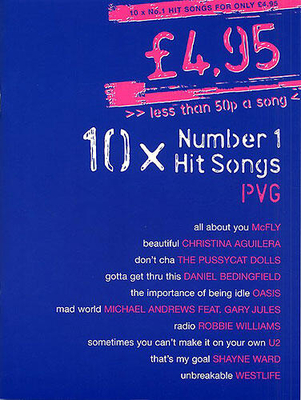 10 x Number 1 hit songs Occasion