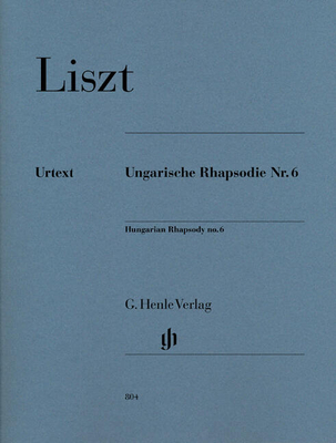 Rhapsodie hongroise no 6 - Hungarian Rhapsody No.6 - Ungarische Rhapsodie Nr. 6 HN 804