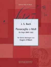 Bote & Bock Passacaille en do mineur BWV 582 (pour orgue)Passacaglia C-Moll : photo 1