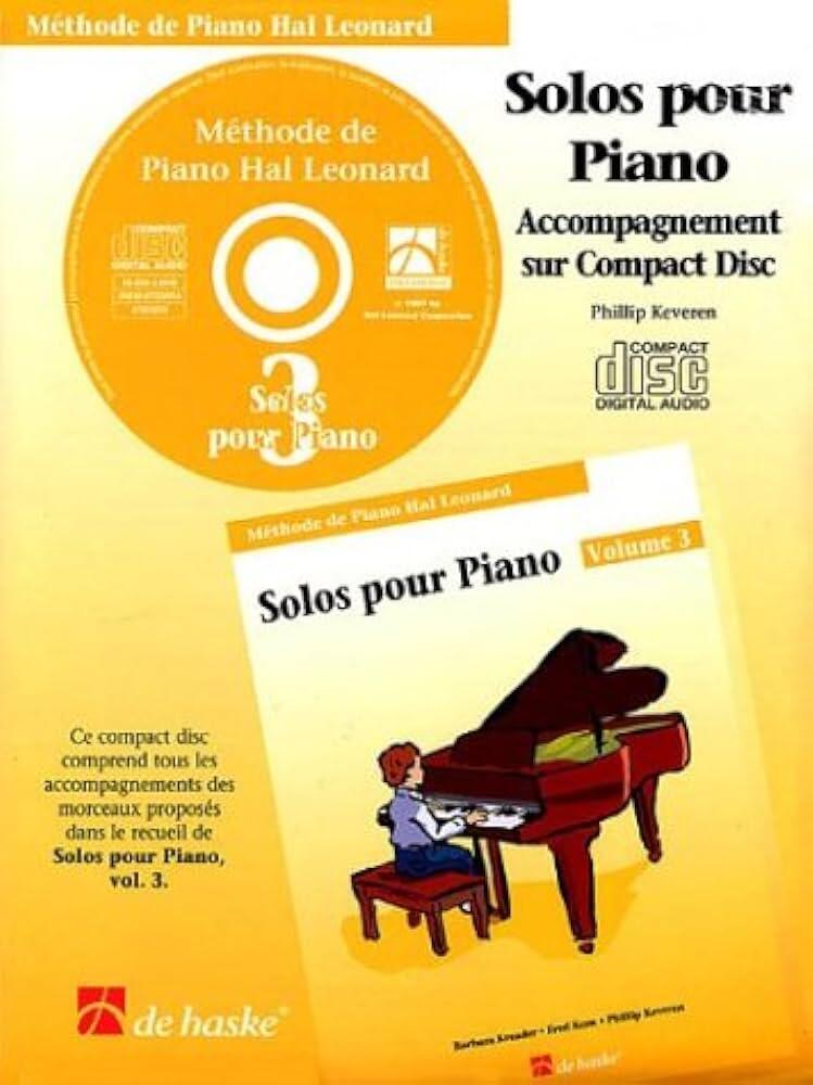 Solos pour piano vol. 3 CD : photo 1