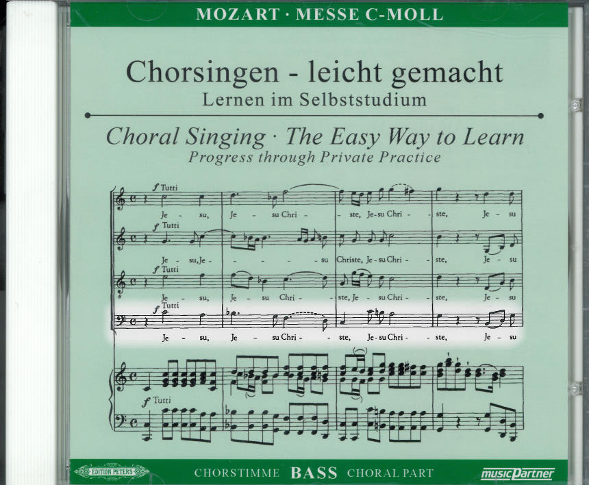 Messe C-Moll (C Klein) Bass Voice : photo 1