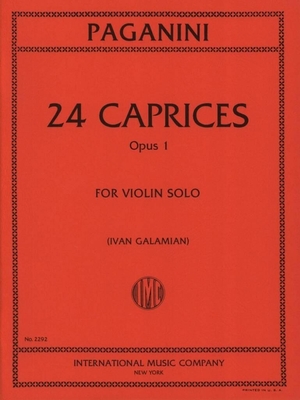 24 caprices op. 1 - 24 Capricci for solo violin
