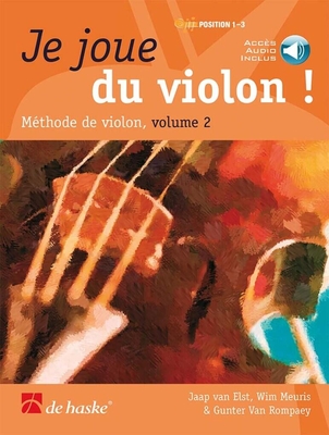 Je joue du violon Vol. 2 Méthode de violon Wim Meuris Violine French / Livre + Online Audio