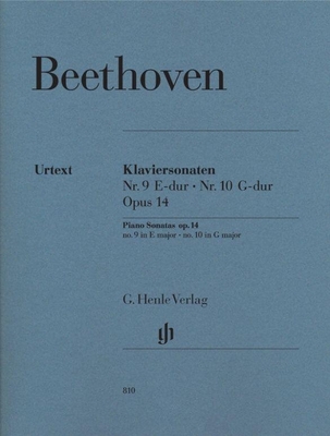 Sonates op. 14 no. 9 en mi majeur / no. 10 en sol majeur - Piano Sonatas op.14 no. 9 in E major / no. 10 in G major - Klaviersonaten Nr. 9 E-dur / Nr. 10 G-dur Opus 14 HN810