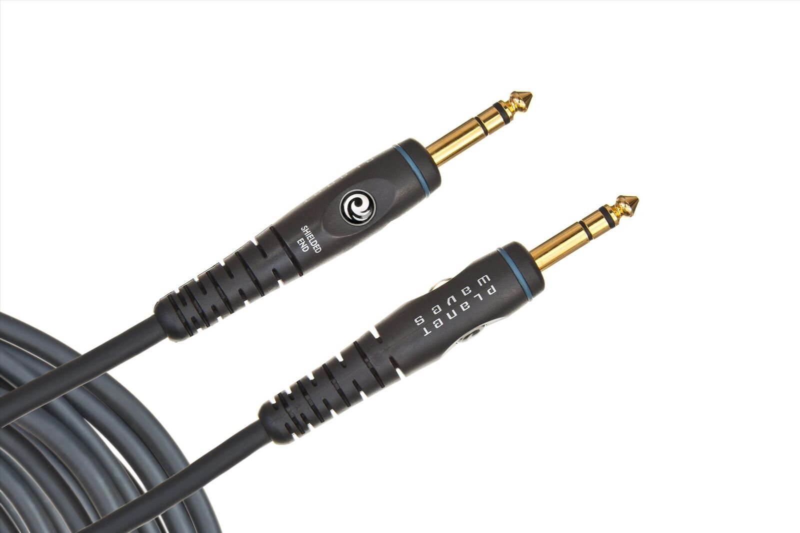 Planet Waves Custom Gold 6.3mm Male Stereo Jack / 6.3mm Male Stereo Jack 7.5m (PW-GS-25) : photo 1