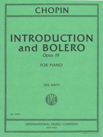 Introduction et boléro op. 19 : photo 1