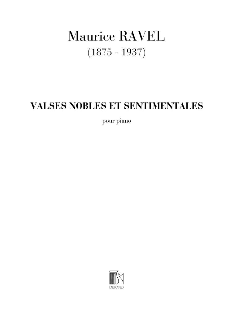 Valses Nobles Et Sentimentals : photo 1