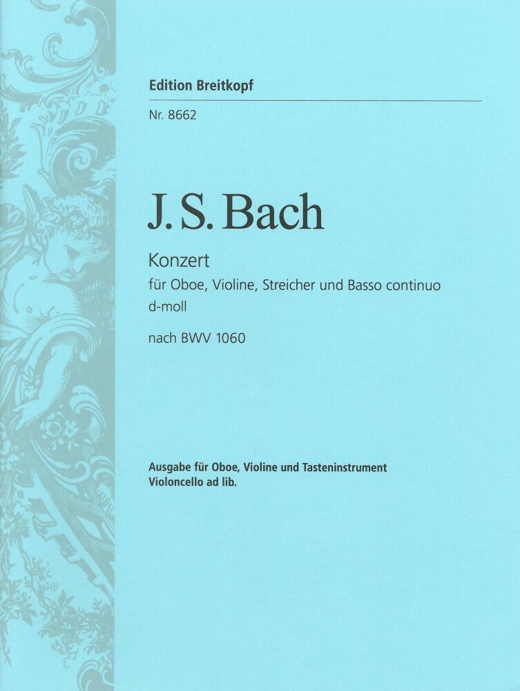 Double Concerto In D Minor Oboe/1 or 2 Violin/Piano Breitkopf Urtext Edition / für Oboe Violine Tasteninstrument Cello ad lib. : photo 1